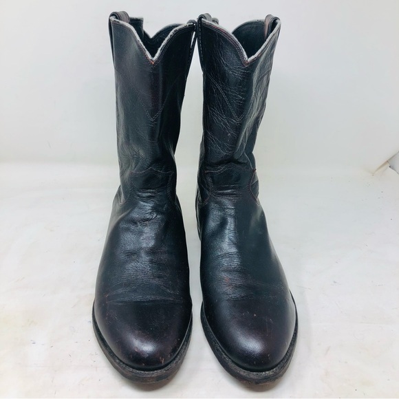 Justin Black Cherry All Leather Boots - Picture 5 of 9